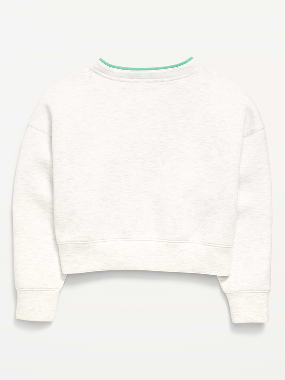 Old Navy Bounce Fleece V-Neck Sweatshirt for Girls — photo 5
