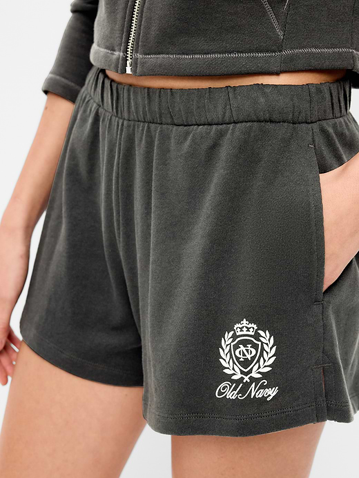 Old Navy High-Waisted Loose Logo Shorts -- 3-inch inseam — photo 5