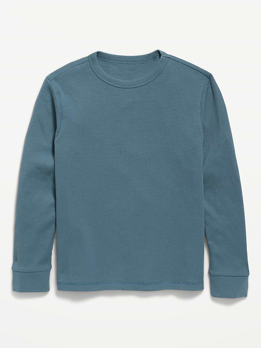 Old Navy Long-Sleeve Waffle-Knit T-Shirt for Boys — photo 1