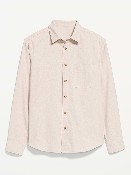Old Navy Relaxed Long-Sleeve Flannel Pocket Shirt — photo 5