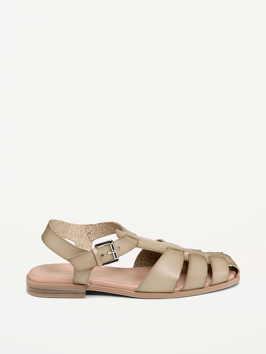 Old Navy Faux-Leather Fisherman Sandals — photo 5