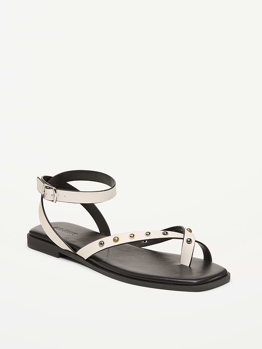 Old Navy Studded Toe-Strap Sandals — photo 1
