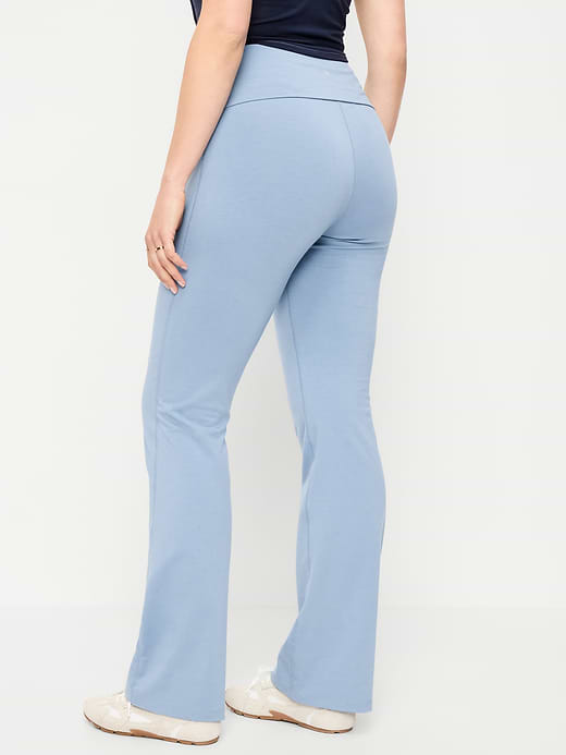 Old Navy High-Waisted PowerChill Fold-Over Bootcut Leggings — photo 6