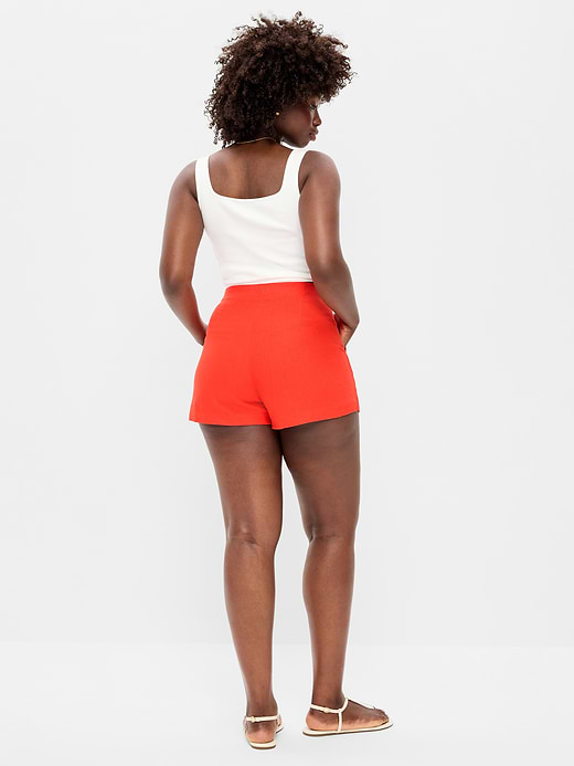 Old Navy High-Waisted Linen-Blend Micro Shorts — photo 7
