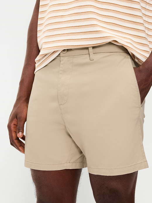 Old Navy Slim Built-In Flex Rotation Chino Shorts -- 5-inch inseam — photo 5