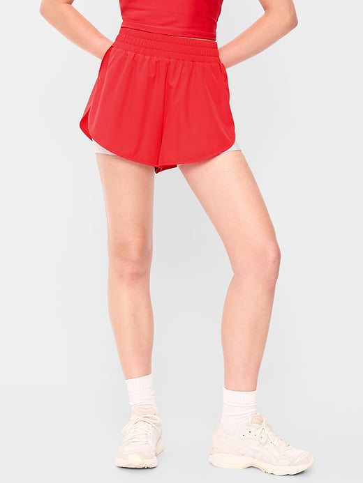 Old Navy High-Waisted StretchTech 2-In-1 Run Shorts — photo 1