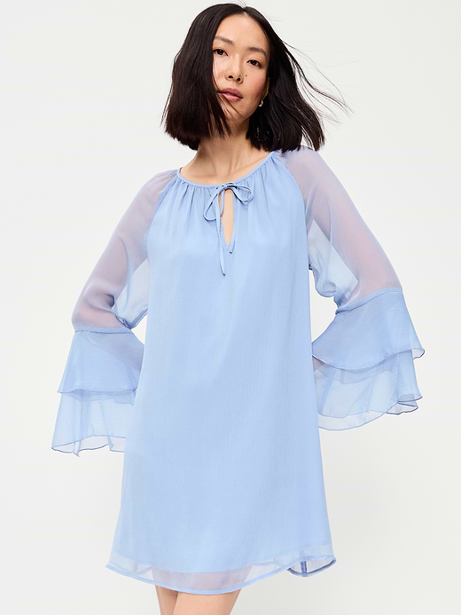 Old Navy Bell-Sleeve Boho Mini Dress — photo 1