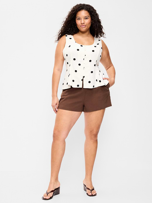 Old Navy High-Waisted Linen-Blend Micro Shorts — photo 8