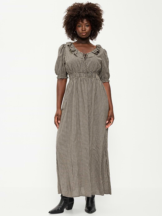 Old Navy Ruffle-Collar Boho Maxi Dress — photo 7