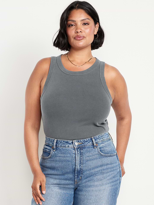 Old Navy Crop Ribbed Tank Top — photo 7