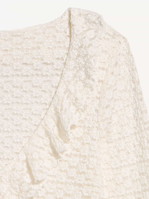 Old Navy Fitted Bell-Sleeve Ruffle Top — photo 5