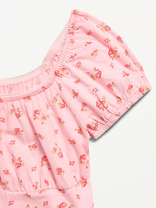 Old Navy Printed Fit and Flare Dress for Girls — photo 4