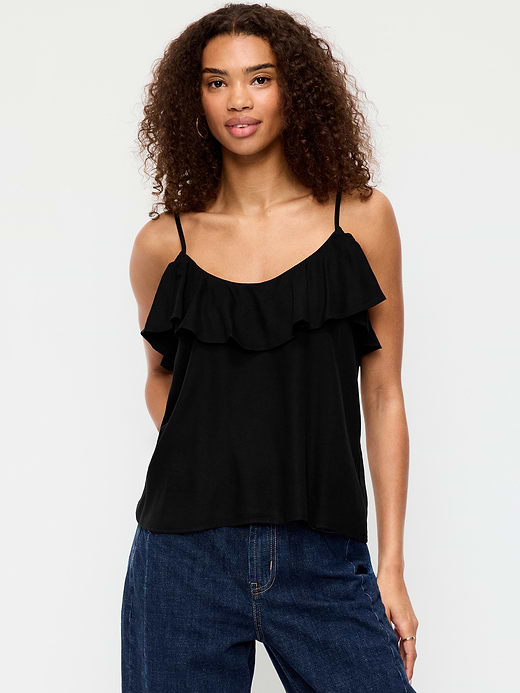 Old Navy Ruffle-Front Tank Top — photo 1