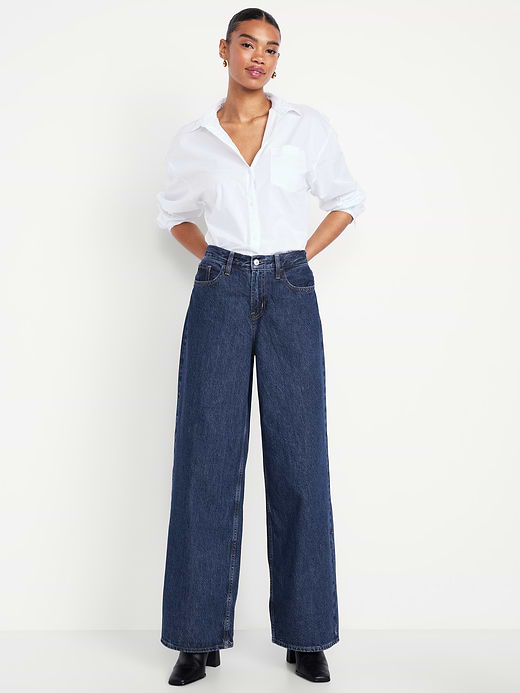Old Navy Mid-Rise Wow Baggy Wide-Leg Jeans — photo 1
