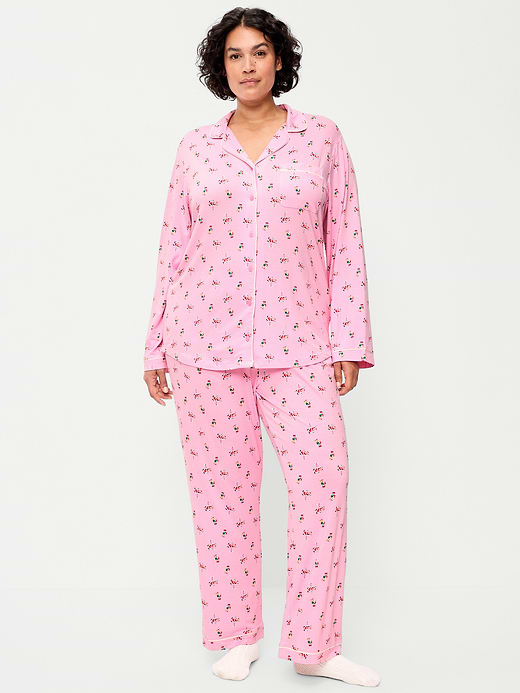 Old Navy Sunday Sleep Knit Jersey Pant Set — photo 8