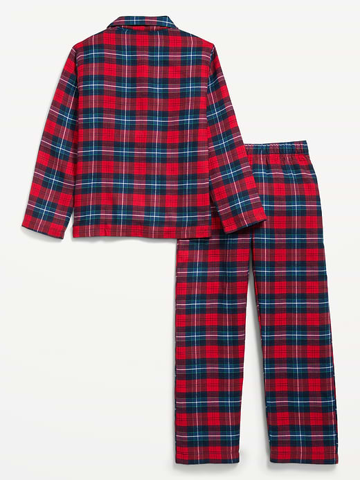 Old Navy Gender-Neutral Printed Flannel Pajama Pants Set for Kids — photo 3