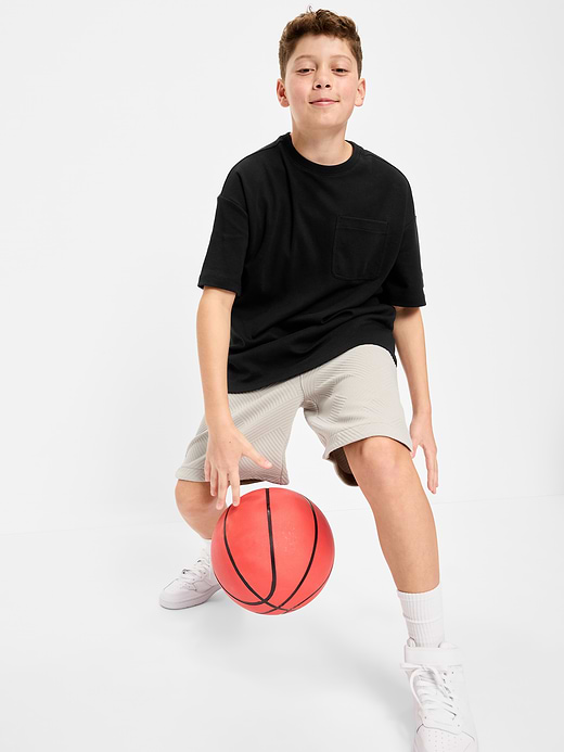 Old Navy Dynamic Fleece Textured Basketball Shorts for Boys