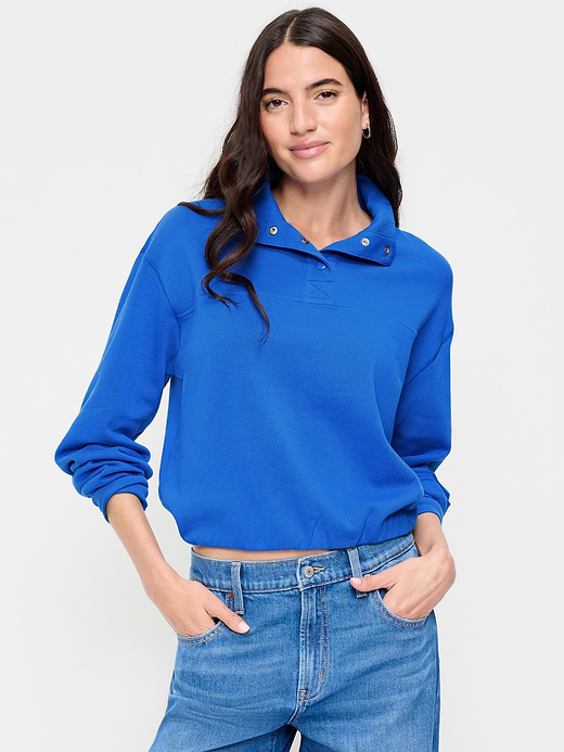 Old Navy SoComfy Funnel-Neck Sweatshirt — photo 1