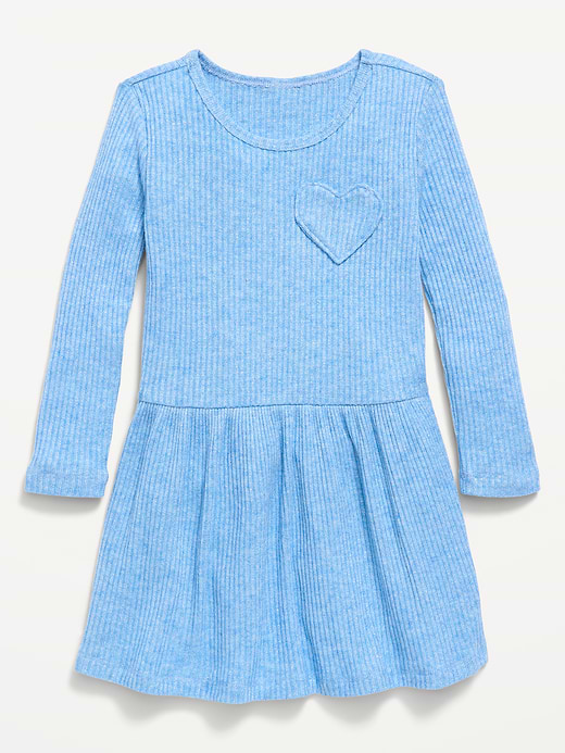 Old Navy Printed Long-Sleeve Drop-Waist Dress for Toddler Girls — photo 1