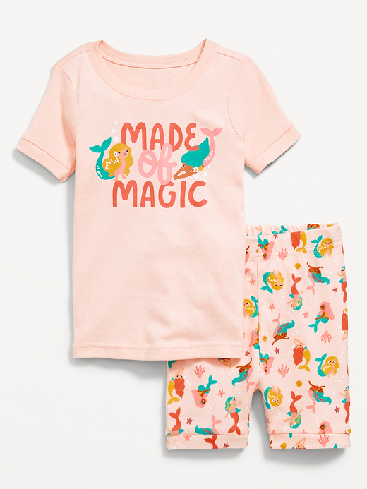 Old Navy Snug-Fit Graphic Pajama Shorts Set for Toddler & Baby