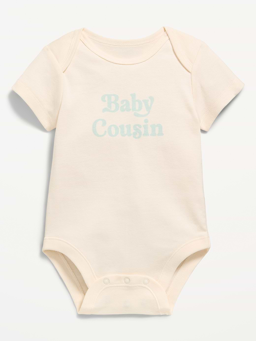 Old Navy Unisex Short-Sleeve Logo-Graphic Bodysuit for Baby — photo 12