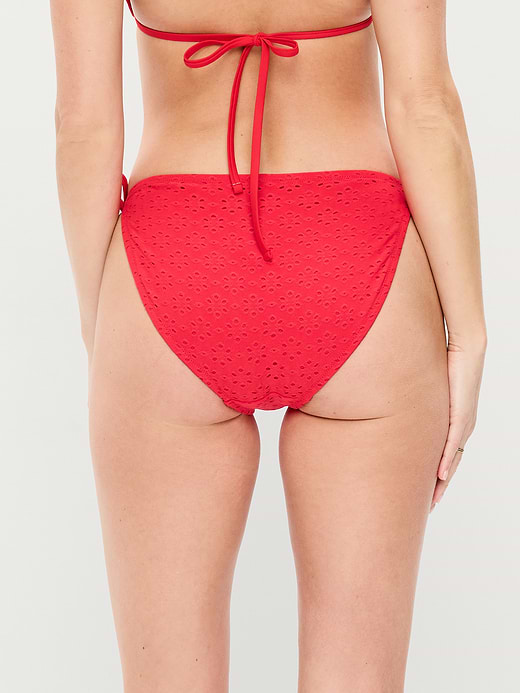 Old Navy Eyelet String Bikini Swim Bottoms — photo 3