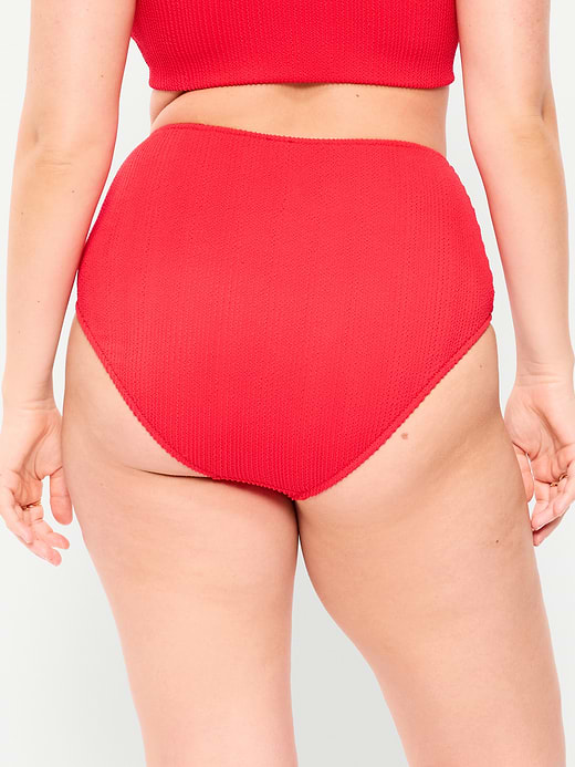 Old Navy High-Waisted Ribbed Bikini Swim Bottoms — photo 7