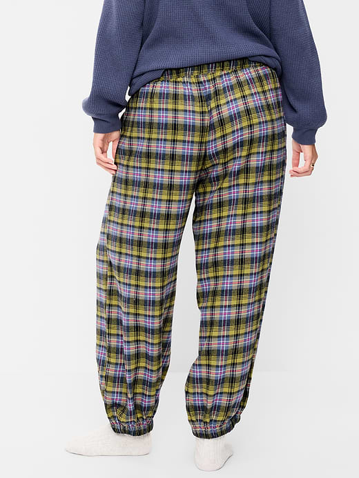 Old Navy Cinched Flannel Balloon Pants — photo 8