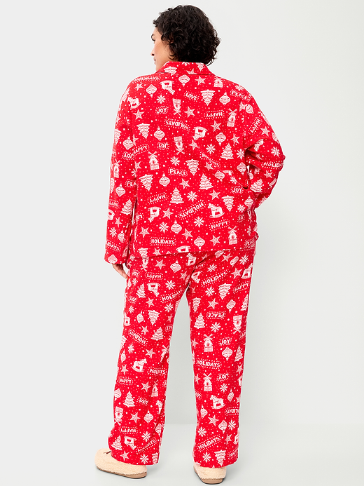 Old Navy Printed Flannel Pajama Pant Set for Women — photo 9