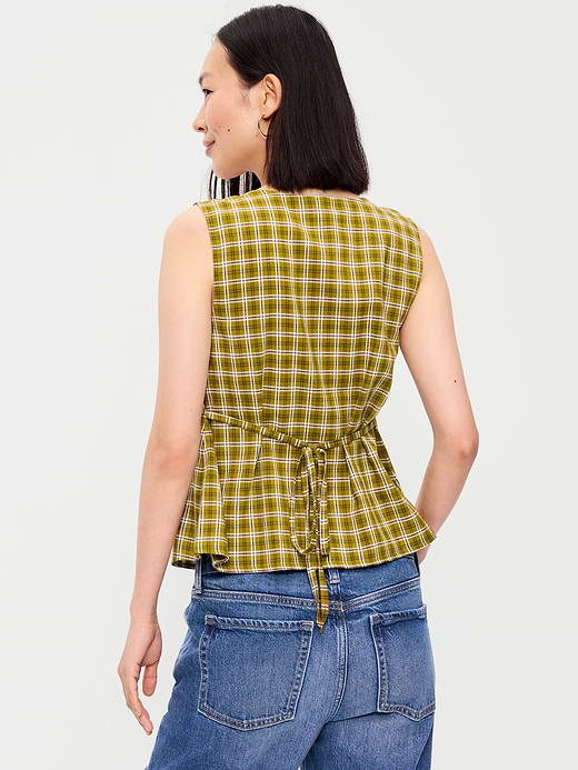 Old Navy Sleeveless V-Neck Tie-Back Top — photo 3