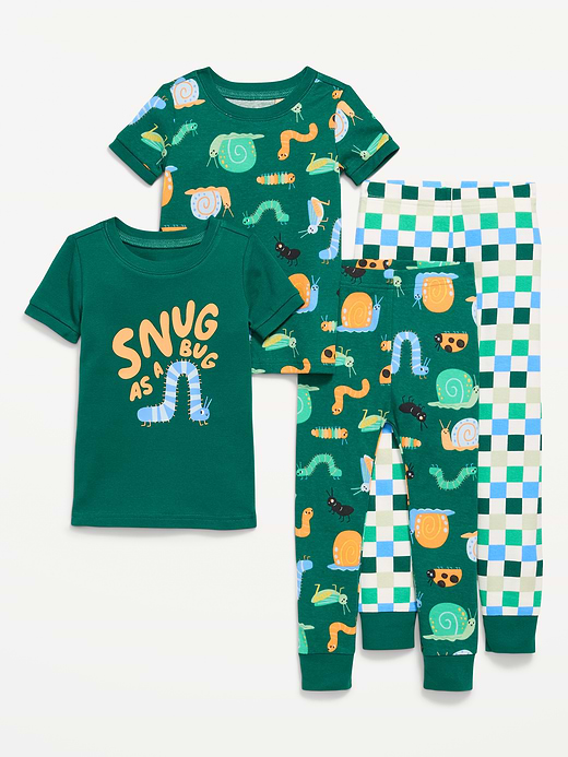 Old Navy Printed Snug-Fit Pajama 4-Piece for Toddler & Baby — photo 1
