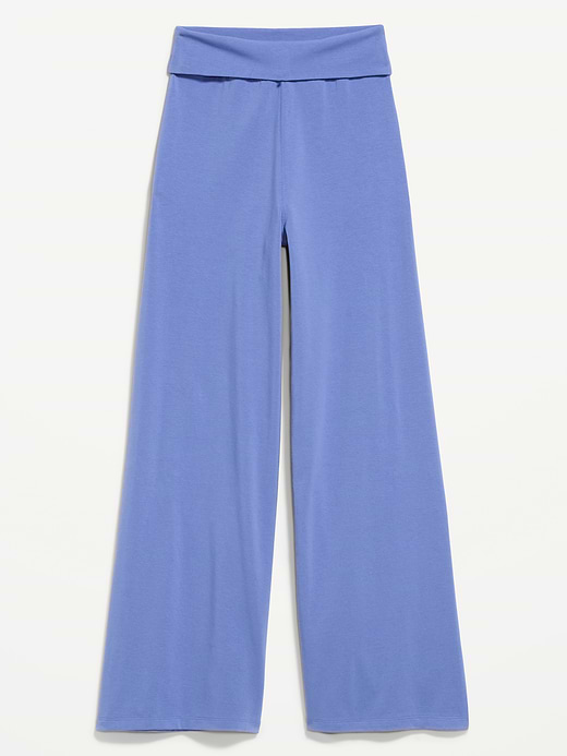 Old Navy High-Waisted PowerChill Fold-Over Wide-Leg Pants — photo 8