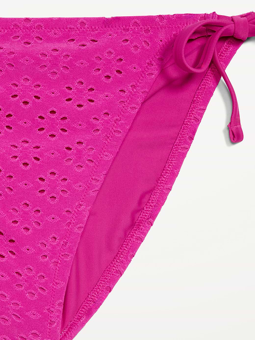 Old Navy Eyelet String Bikini Swim Bottoms — photo 10