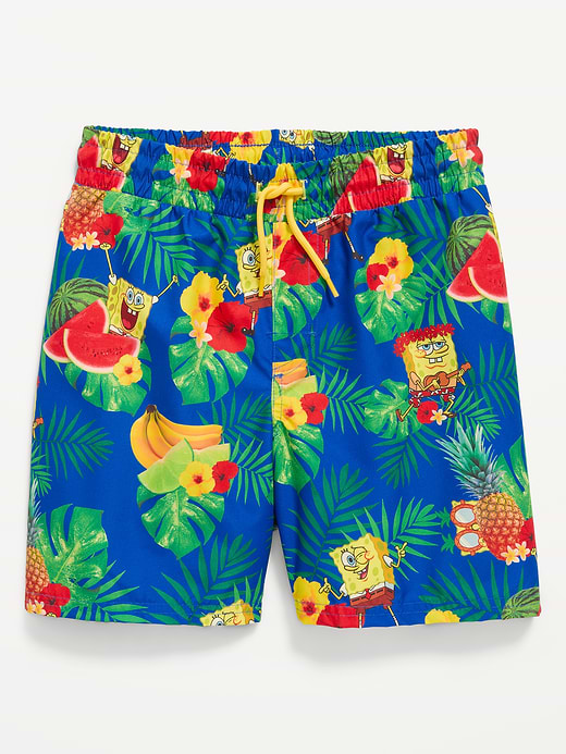 Old Navy SpongeBob SquarePants™ Swim Trunks for Boys — photo 1