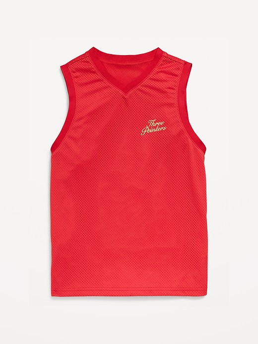Old Navy Mesh Graphic Basketball Tank Top for Boys — photo 5