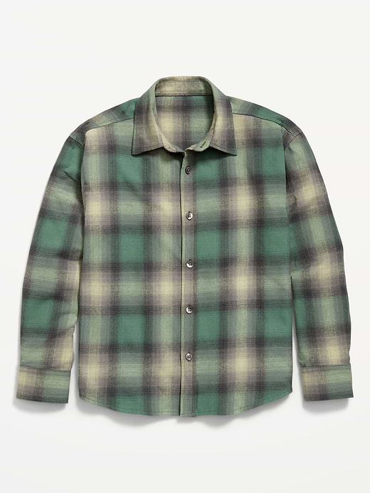 Old Navy Oversized Long-Sleeve Denim Shirt for Boys — photo 1