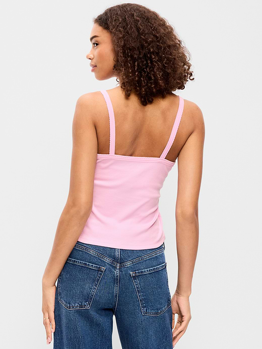 Old Navy Button-Front Cami Tank Top — photo 3