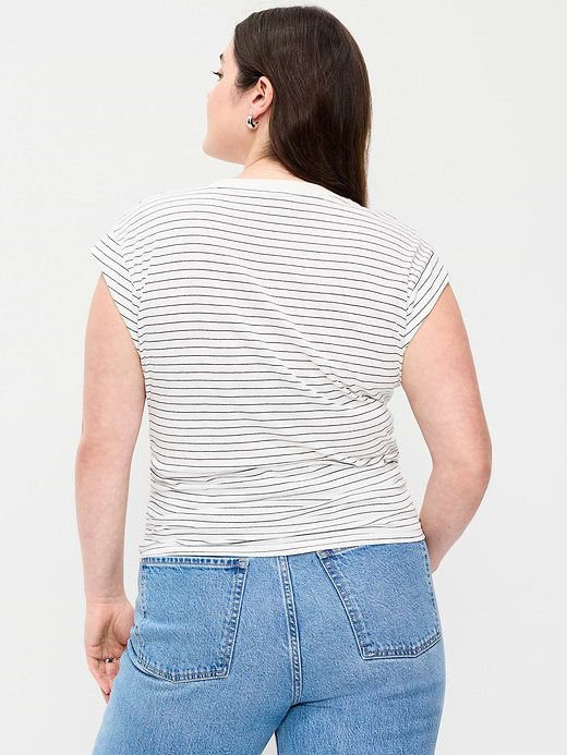 Old Navy Cap-Sleeve Cinch-Waist Top — photo 7