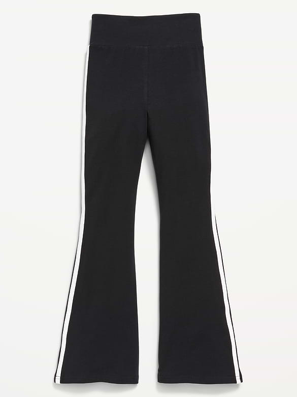 Old Navy High-Waisted Side Striped Flared Leggings for Girls — photo 3