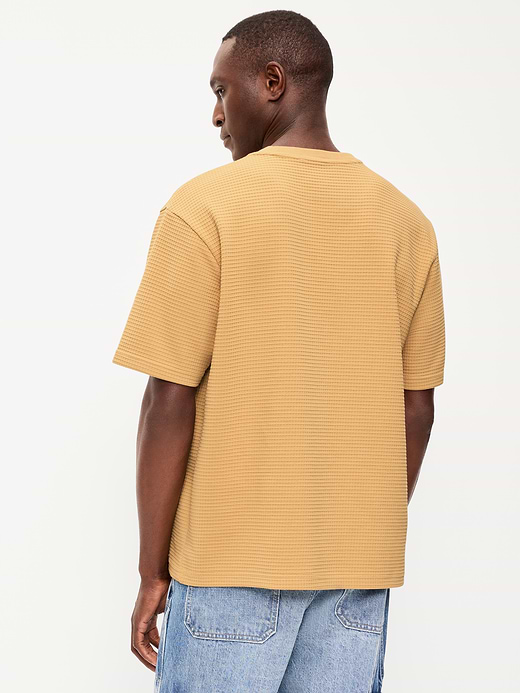 Old Navy Loose Short-Sleeve Textured Waffle T-Shirt — photo 3