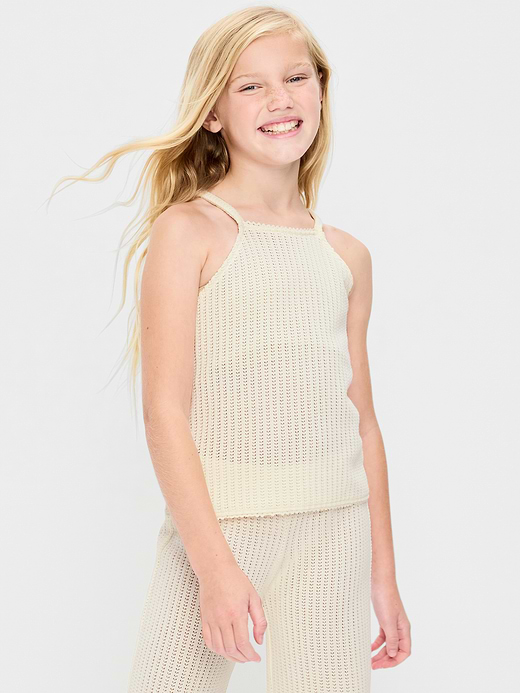 Old Navy Sleeveless Jacquard Knit Top for Girls — photo 1
