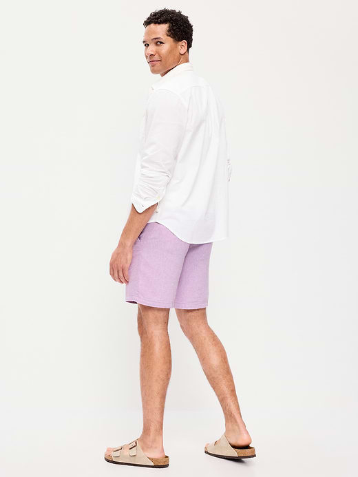 Old Navy Slim Built-In Flex Rotation Chino Shorts -- 8-inch inseam — photo 4
