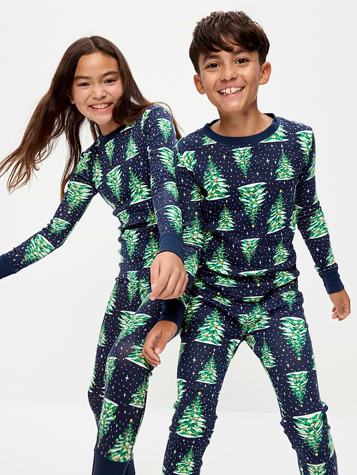 Old Navy Gender-Neutral Printed Snug-Fit Pajama Set for Kids — photo 1