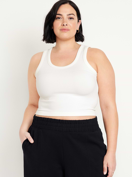 Old Navy Exhale Seamless Fitted Rib Tank — photo 8
