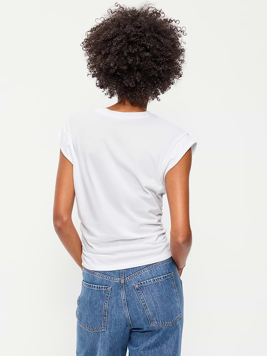 Old Navy Cap-Sleeve Cinch-Waist Top — photo 3