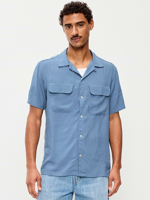 Old Navy Short-Sleeve Floral Camp Shirt
