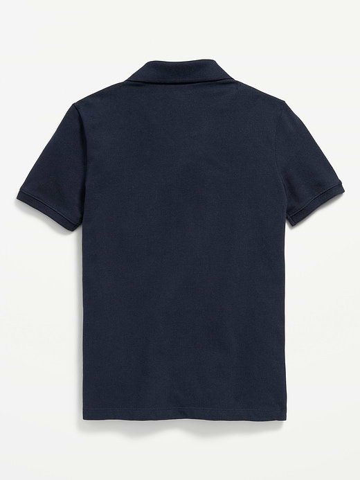 Old Navy School Uniform Pique Polo Shirt for Boys — photo 4