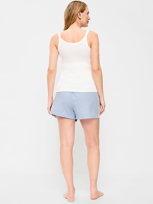 Old Navy Maternity Poplin Boxer Pajama Shorts — photo 4