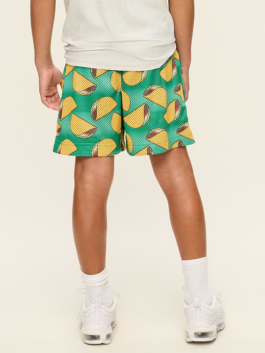 Old Navy Printed Knee Length Mesh Shorts for Boys — photo 3