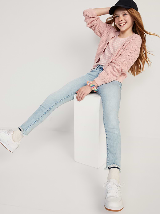 Old Navy High-Waisted Embroidered Rockstar 360° Stretch Jeggings for Girls — photo 4